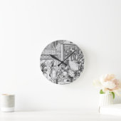 Horloge Ronde The Mint, after a woodcut in 'De'Institution de (Maison)