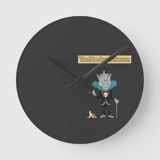 Horloge Ronde The Mon-Key to success (Recto)