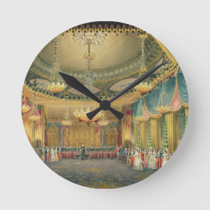 Horloge Ronde The Music Room, from 'Views of the Royal Pavilion,