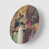 Horloge Ronde The Old Witch combing Gerda's hair with a golden c (Angle)