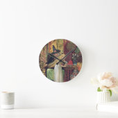 Horloge Ronde The Old Witch combing Gerda's hair with a golden c (Maison)