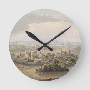 Horloge Ronde The Pyramids at Cairo, engraved by Daniel Havell (