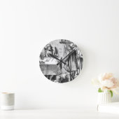 Horloge Ronde The Receiver of Taxes, after a woodcut in 'Pratiqu (Maison)