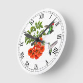 Horloge Ronde The Ruby Throated (Angle)