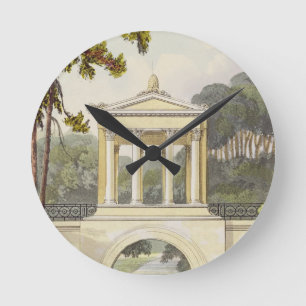 Horloge Ronde The Temple Bridge, from Ackermann's Repository