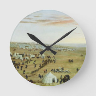 Horloge Ronde The Uruguaiana Camp, Rio Grande, Brazil, 1865 (oil