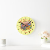 Horloge Ronde Thème de l'algèbre (Maison)