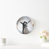 Horloge Ronde Thème de mariage Romantique  (Maison)