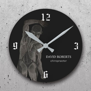 Horloge Ronde Thérapeute de spa de massage de chiroprakteur de