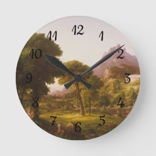 Horloge Ronde Thomas Cole Dream d'Arcadia