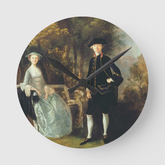 Horloge Ronde Thomas Gainsborough | Lady Lloyd et son fils, Rich (Recto)