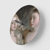 Horloge Ronde Thomas Gainsborough | Le Painter's Daughters Mary (Angle)