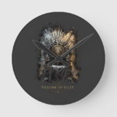 Horloge Ronde Throne of Dust Dark Fantasy  (Recto)