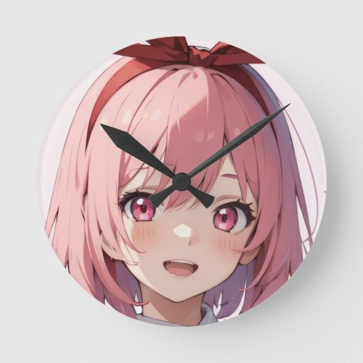 Horloge Ronde Throw Pillow (Recto)