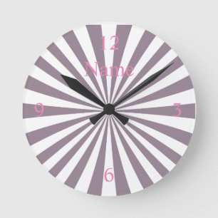 Horloge Ronde Thunder_Cove de Starburst Abstrait