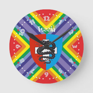 Horloge Ronde Ticino Suisse Svizzera Svizra