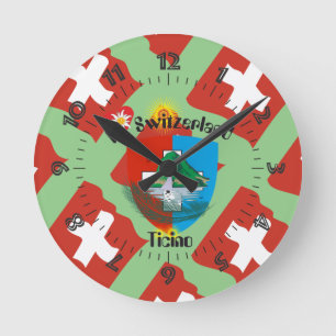 Horloge Ronde Ticino Suisse Svizzera Svizra