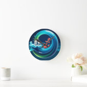 Horloge Ronde Tidal Force (Maison)