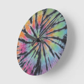 Horloge Ronde Tie Tee Dye (Angle)
