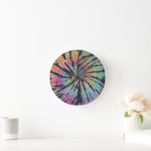 Horloge Ronde Tie Tee Dye (Maison)