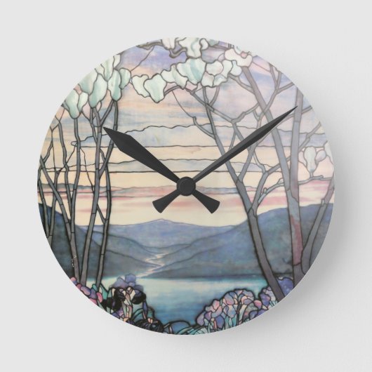 HORLOGE RONDE TIFFANY MAGNOLIAS (Recto)