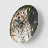 Horloge Ronde Tigre (Angle)