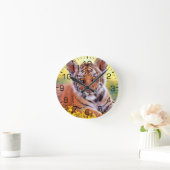 Horloge Ronde Tigre Baby Cub (Maison)