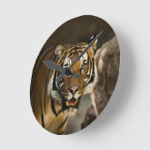 Horloge Ronde Tigre de Sibérie (Angle)