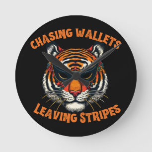 Horloge Ronde Tigre voleur