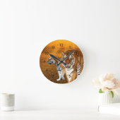 Horloge Ronde Tigres (Maison)