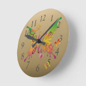 Horloge Ronde Time Flies (Angle)