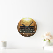Horloge Ronde Time to practice musicians wall clock (Maison)
