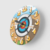 Horloge Ronde Tir à l'arc (Angle)