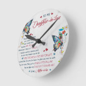 Horloge Ronde To my daughter in law (Angle)
