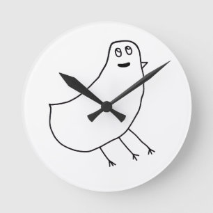Horloge Ronde TOBS Canard