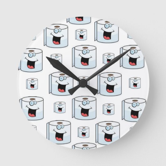 Horloge Ronde Toilet Paper Clock (Recto)