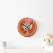 Horloge Ronde Tomato slice (Maison)