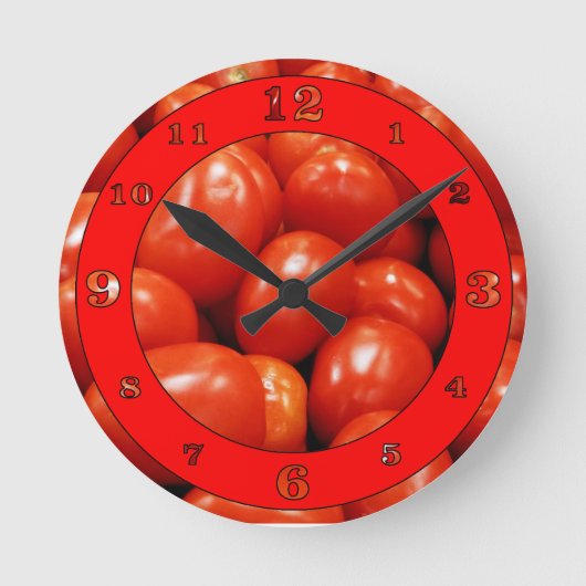 Horloge Ronde Tomatoes (Recto)