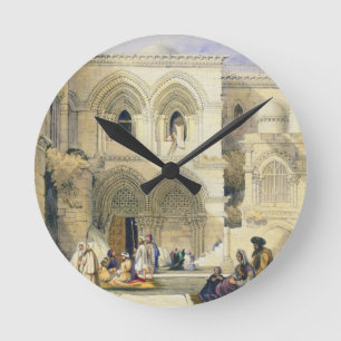 Horloge Ronde Tombe sainte, à Jérusalem (litho de couleur)