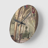 Horloge Ronde Tombes des Templiers, c.1820-39 (aquatint) (Angle)