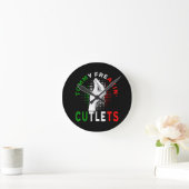 Horloge Ronde Tommy Cutlets (Maison)