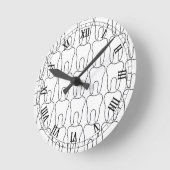 Horloge Ronde Tooth O'Clock (Angle)