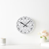 Horloge Ronde Tooth O'Clock (Maison)