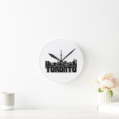 Horloge Ronde Toronto Skyline (Maison)