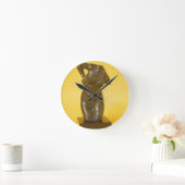 Horloge Ronde Torso (bronze) (Maison)