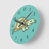 Horloge Ronde Tortue (Angle)