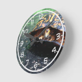 Horloge Ronde Tortue de boîte (Angle)