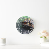 Horloge Ronde Tortue de boîte (Maison)