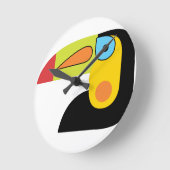 Horloge Ronde Toucan (Angle)