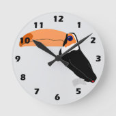 Horloge Ronde Toucan Design (Recto)